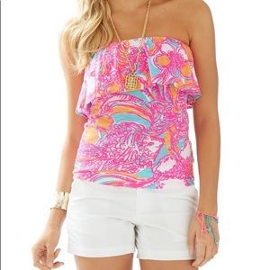 Wiley tube top Lilly Pulitzer